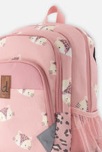 Load image into Gallery viewer, Deux Par Deux Baby Backpack Pink Baby Leopards Print
