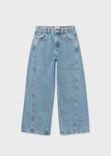 Load image into Gallery viewer, Mayoral Wide Leg Denim Jeans in Light Wash: Size 10 to 18 Years
