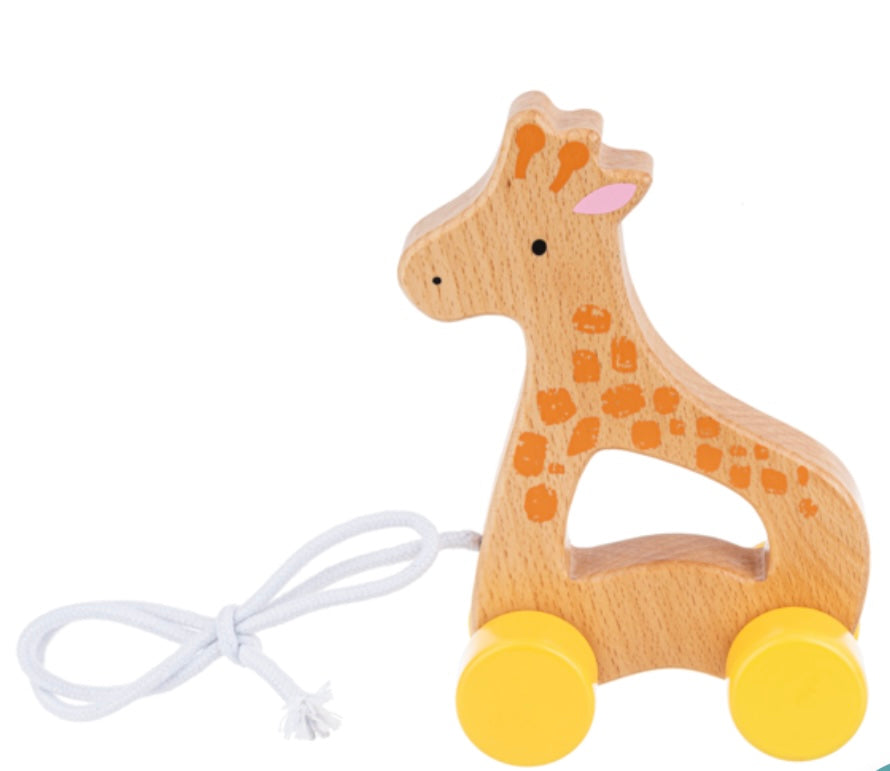 Ganz Wooden Giraffe Pull Toys
