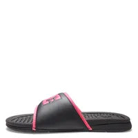Load image into Gallery viewer, DC Girls Bolsa Slide in Black/Pink: Size 11 to 5
