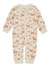 Load image into Gallery viewer, Minymo Organic Cotton Footless Nightsuit in Sand with Butterflies
