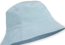 Load image into Gallery viewer, XS Unified Kids Reversible 100% Cotton Bucket Hats in Robins Egg: Size O/S Fits 2 to 8 Years
