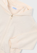Load image into Gallery viewer, Mayoral Girls Cream Zip Up Sweater Size 2y to 9y
