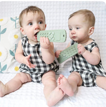 Load image into Gallery viewer, Sensory Popper Teether Phone in Sage
