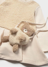Load image into Gallery viewer, Mayoral Baby Girl Mixed Fabric Dress With Teddy Bear Bag: Size 2 to 4

