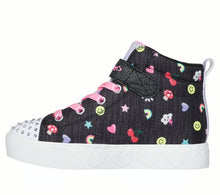 Load image into Gallery viewer, Skechers “Icon Party” Twinkle Toes High Top Sneakers: Size 10.5 to 2
