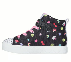 Skechers “Icon Party” Twinkle Toes High Top Sneakers: Size 10.5 to 2