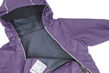 Load image into Gallery viewer, Calikids 2 Zipper Fleece Lined Rain Suit In Colour Lilac (TOD) Size 12M to 5T

