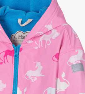 Hatley Mystical Unicrons Zip Up Splash Jacket: Size 2 to 12 Years