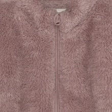 Load image into Gallery viewer, Minymo Girls Zip Up Cozy Sweater Top In Sparkly Pink: Sizes 4 to 10 Years
