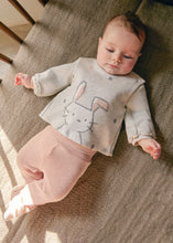 Load image into Gallery viewer, Mayoral Baby Pullover Sweatshirt with Bunny: Size 2/4M to 18M
