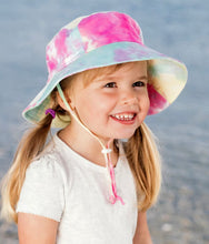 Load image into Gallery viewer, Jan &amp; Jul Gro-with-me Bucket Hat in Watermelon Tie Dye Print : Size S to XL
