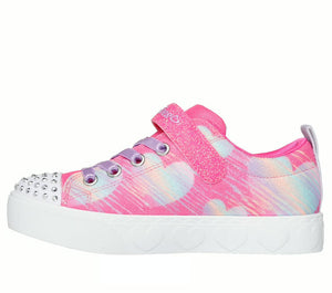 Skechers “Heart Sketch” Twinkle Toes Sneakers: Size 10.5 to 2