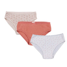 Load image into Gallery viewer, Nano Girls 3 Pack Underwear Peach/Floral Print: Size 2/3 to 14/16
