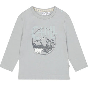 Boys Mountain Print Long Sleeve Shirt: Size 6M to 6 Years