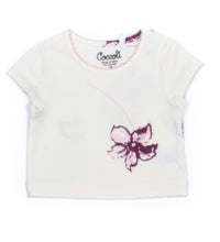 Load image into Gallery viewer, Coccoli Baby Girl TShirt with Floral Print: Size 1M to 24M
