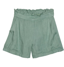Load image into Gallery viewer, Creamie Brand Chambray Shorts in Sage Green: Size 8 to 14
