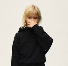 Load image into Gallery viewer, Mayoral Girls Black Pullover Sweater With Pearl Detailing: Sizes 8 to 12
