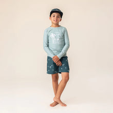 Load image into Gallery viewer, Nano Palm Tree Print on Green Baseball Cap : Sizes 12/24M to 8/12 Years
