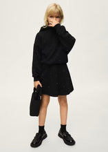 Load image into Gallery viewer, Mayoral Girls Black Pullover Sweater With Pearl Detailing: Sizes 8 to 12
