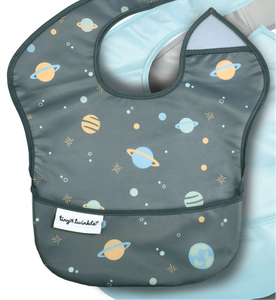 Tiny Twinkle Waterproof Apron Bib - Outer Space Print