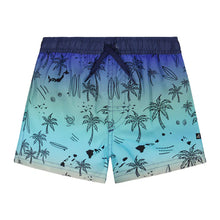Load image into Gallery viewer, Deux Par Deux Boys Gradient Beach Print Swim Shorts: Size 2/3 to 9/10
