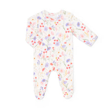 Load image into Gallery viewer, Coccoli Baby Girl Floral Footie Sleeper : Sizes 1M to 18M
