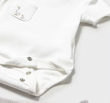 Load image into Gallery viewer, Mayoral Soft Cotton Onesie With Geese Pocket Print: Sizes 0M to 4-6M

