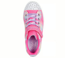 Load image into Gallery viewer, Skechers “Heart Sketch” Twinkle Toes Sneakers: Size 10.5 to 2
