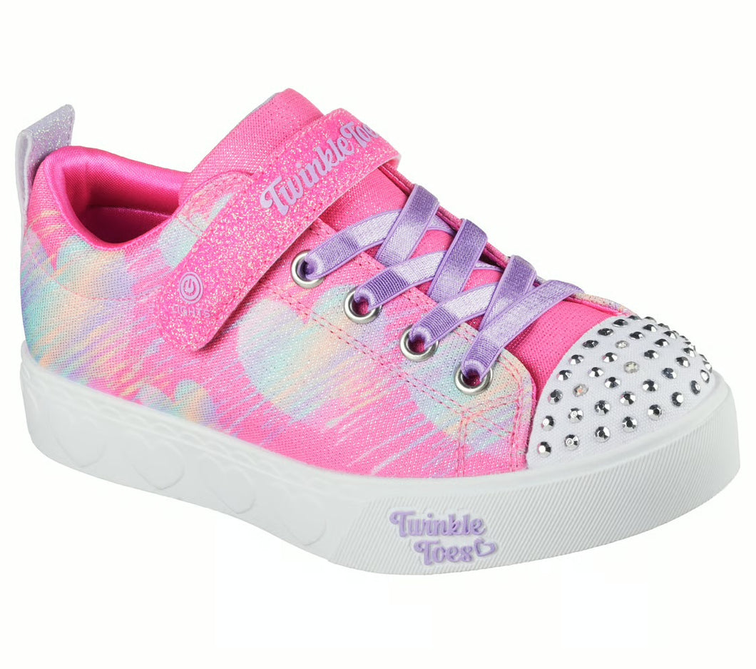 Skechers “Heart Sketch” Twinkle Toes Sneakers: Size 10.5 to 2