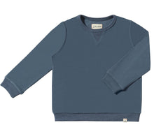 Load image into Gallery viewer, Me &amp; Henry So Soft Baby Boys Fleece Sweatshirt in Marine Blue: Size 0-24Months
