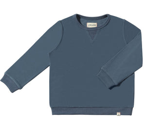 Me & Henry So Soft Baby Boys Fleece Sweatshirt in Marine Blue: Size 0-24Months