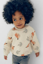 Load image into Gallery viewer, Mayoral Boys Crewneck with Beaver and Porcupine Print: Size 2 to 4 Years
