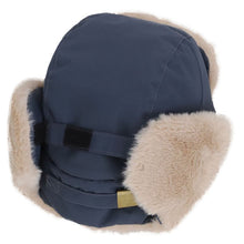 Load image into Gallery viewer, Calikids Baby “Avitator” Sherpa Lined Hat
