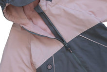Load image into Gallery viewer, Calikids Lined 100% Waterproof Hooded Rain Jacket in Pink/Grey: Size 2 to 6 Years
