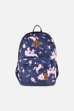 Load image into Gallery viewer, Deux Par Deux Backpack Sparkled Unicorns Print
