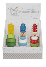 Load image into Gallery viewer, Ganz Wooden Holiday Stacker: 3 Styles available
