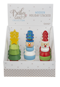 Ganz Wooden Holiday Stacker: 3 Styles available