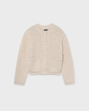 Load image into Gallery viewer, Mayoral English Knit Cardigan in White: Size 8 to 16 Years
