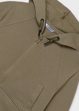 Load image into Gallery viewer, Mayoral Girls Long Sleeved Zip Up Hoodie in Olive: Sizes 8 to 18
