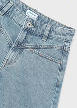 Load image into Gallery viewer, Mayoral Junior Girls Wide Denim Shorts: Sizes 8 to 18 Years
