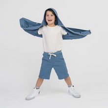 Load image into Gallery viewer, Mini Mioche Cozy Zip Hoodie in River: Size 1/2 to 13/14
