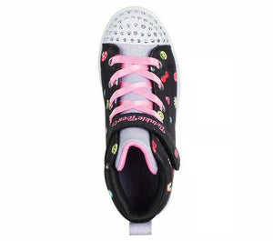 Skechers “Icon Party” Twinkle Toes High Top Sneakers: Size 10.5 to 2