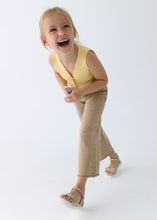 Load image into Gallery viewer, Mayoral Girl Wide Leg Twill Pants in Beige: Size 2 to 9 Years
