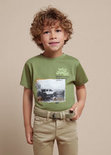 Load image into Gallery viewer, Mayoral “Wild Jungle” Graphic Tee in Light Green: Size 3 to 9 Years
