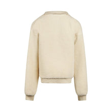 Load image into Gallery viewer, Soft Fluffy Quarter Zip Sweater in Cream: Size 2 to 14 Years
