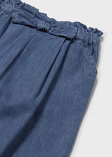 Load image into Gallery viewer, Mayoral Baby Girls Flowy Denim Pants: Size 6M to 18M

