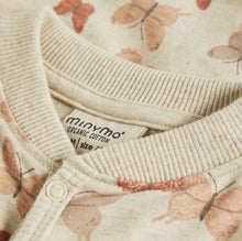Load image into Gallery viewer, Minymo Organic Cotton Footless Nightsuit in Sand with Butterflies
