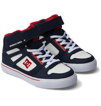 Load image into Gallery viewer, DC Boys Pure High Elastic Lace High-Top Sneakers: Size 2 to 7
