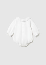 Load image into Gallery viewer, Mayoral Baby Girl Long Sleeved Onesie with Ruffles: Size 2/4M to 18M
